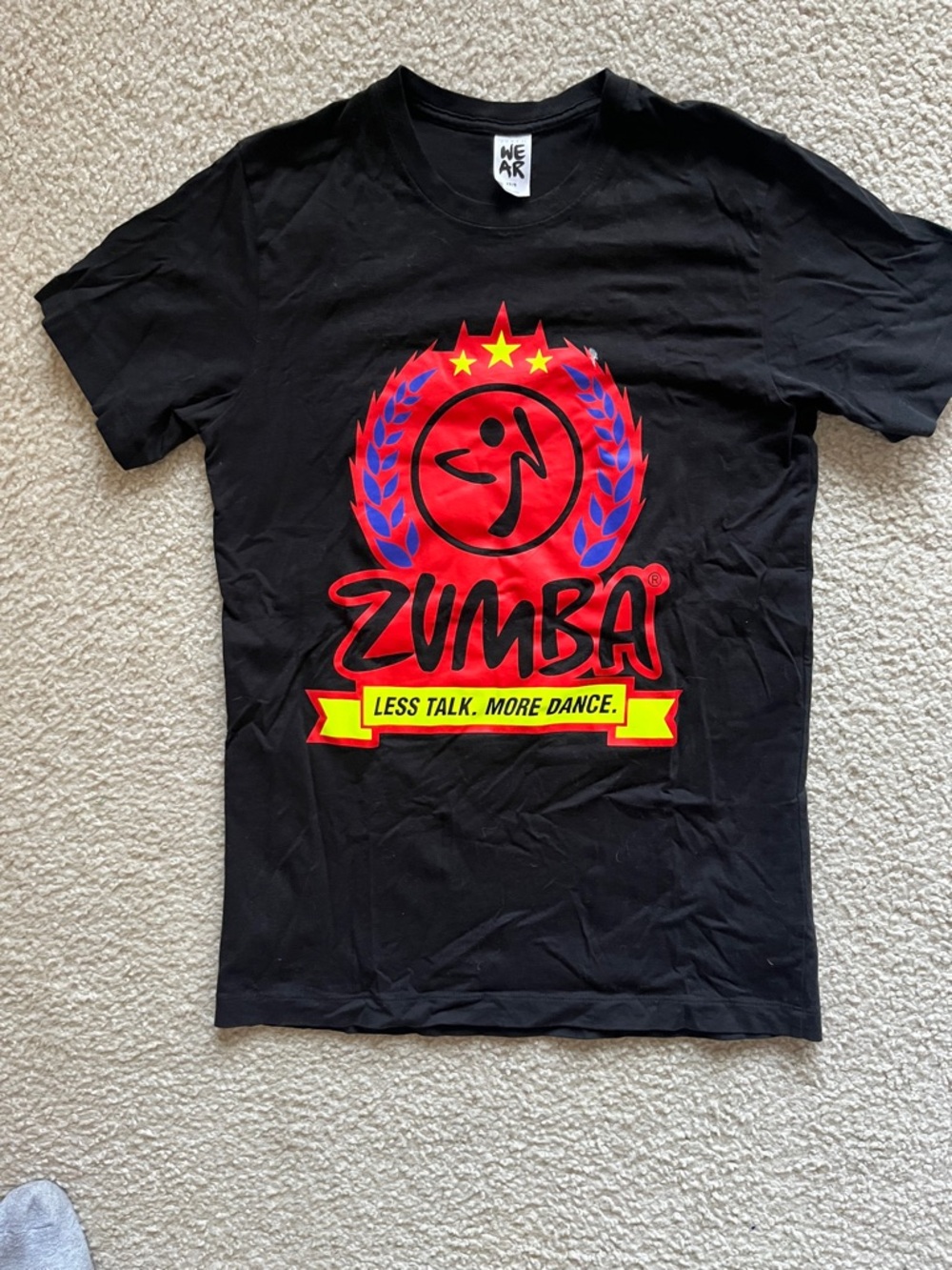 Unisex Zumba Fitness instructor Black Short Sleeve Tee
